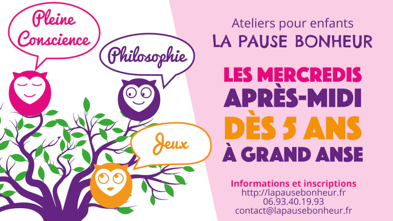 Ateliers enfants La Pause Bonheur – Ouverture des inscriptions 2017-2018