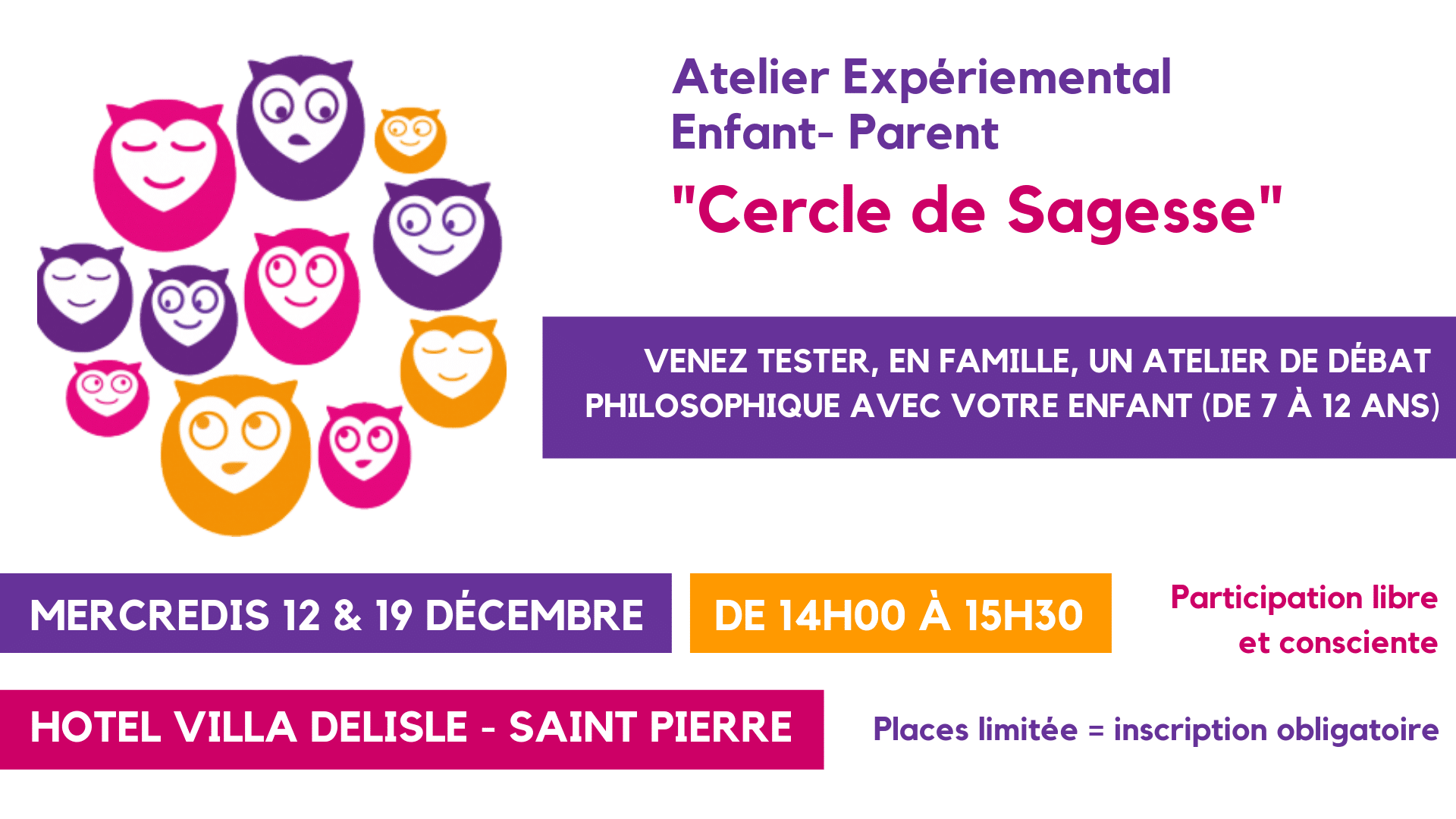 Cercle de Sagesse – un atelier expérimental enfant-parent !
