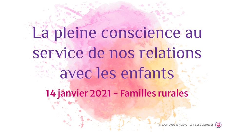 Intervention – Fédération Régionale des Familles Rurales