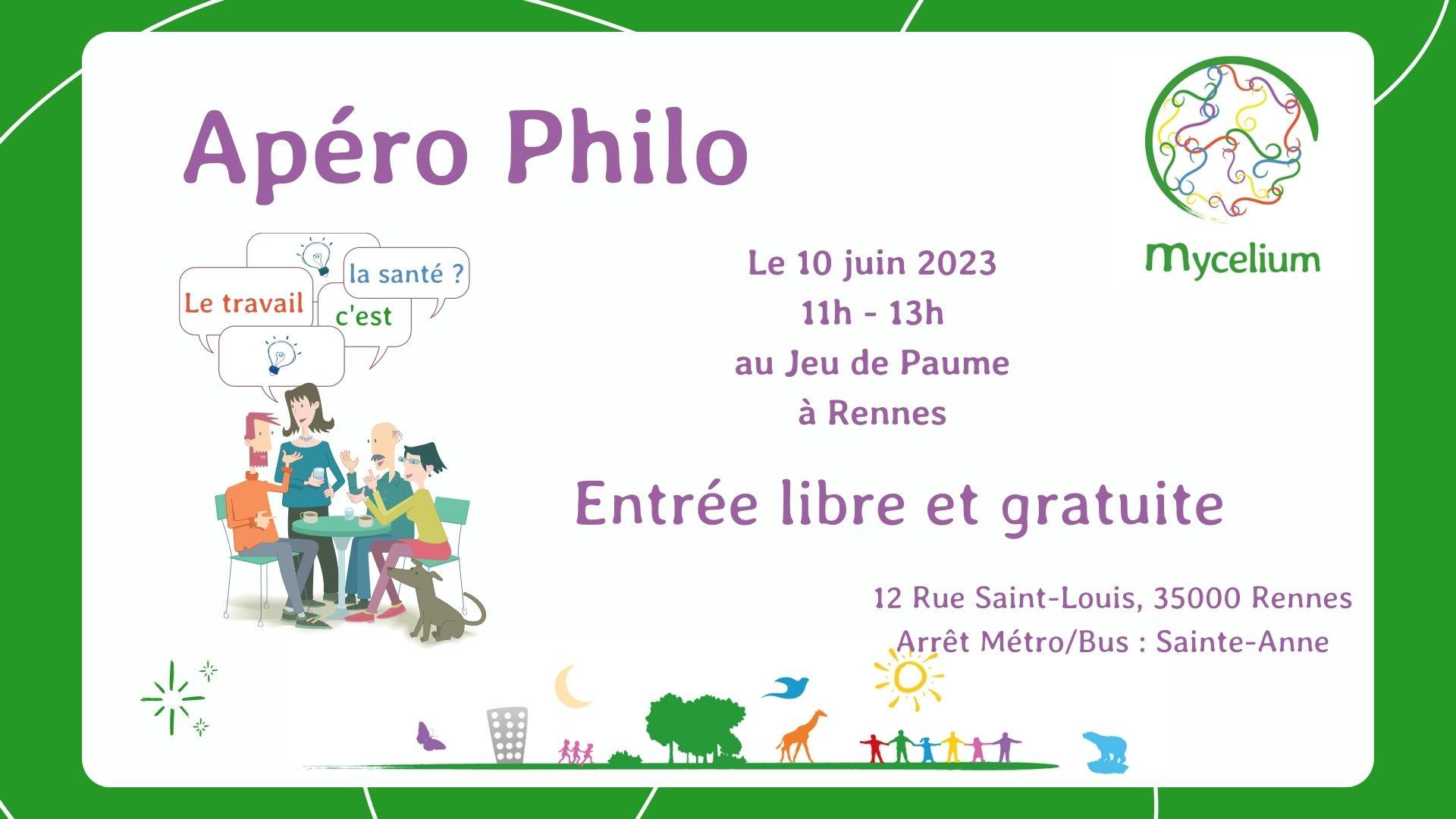 Apéro philo – Rencontre Mycélium du 10 juin 2023