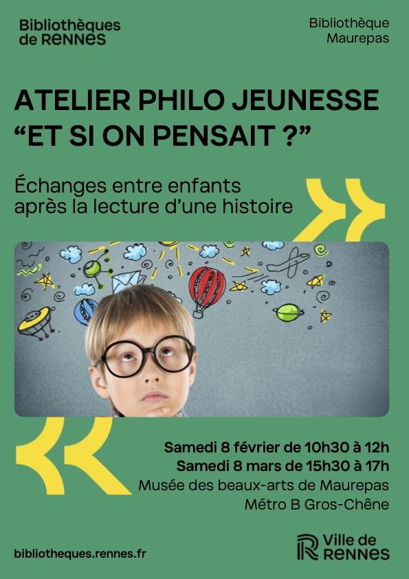 Ateliers Philo Jeunesse à la Bibliothèque de Maurepas
