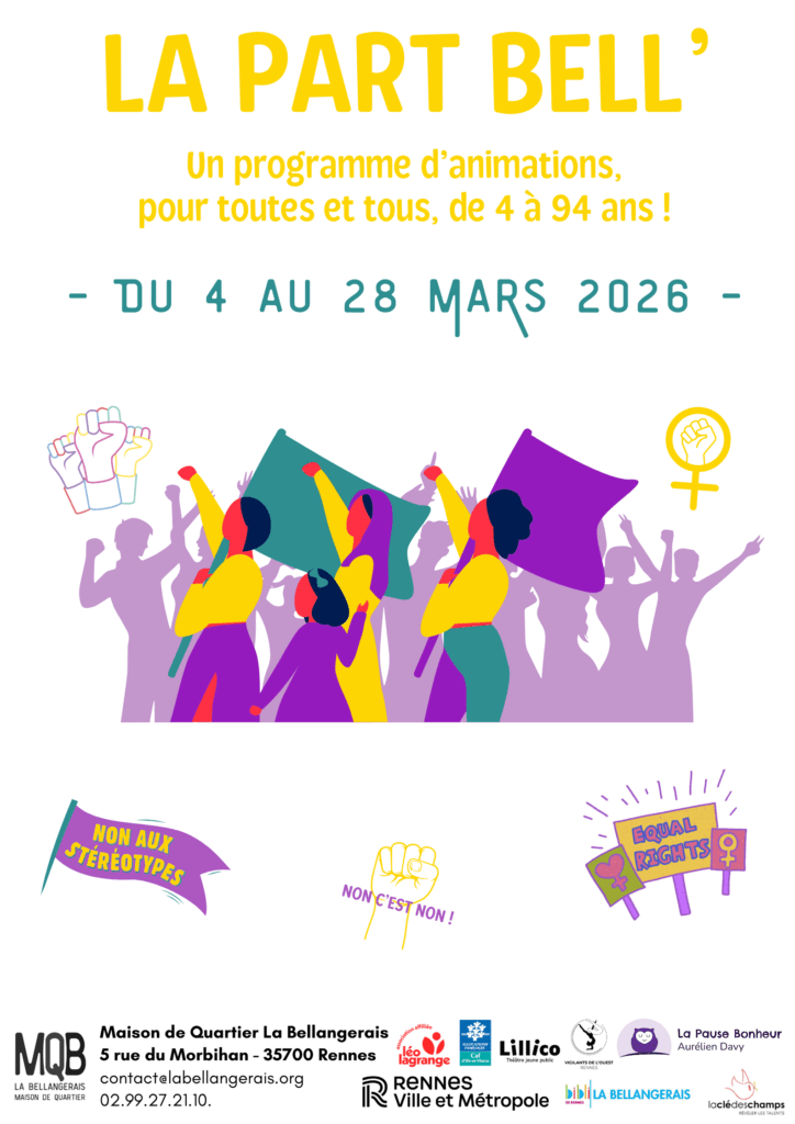 21 mars 2026 : Atelier Philo enfants dans le cadre du mois de l&rsquo;égalité des Droits des Femmes à la Maison de Quartier La Bellangerais